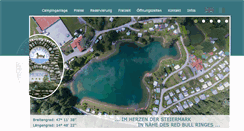 Desktop Screenshot of camping-murinsel.at